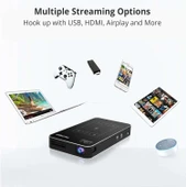 AKASO WT50 Mini Cep Pico Projektörü, 1080P Film Video thumbnail 4