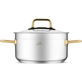 Jumbo Modena 8 Parça Titanyum Gold Tencere Seti thumbnail 3