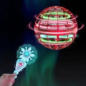 Tikduck Uçan Küre Topu ve Sihirli Değnek - Kırmızı thumbnail 1