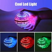 FLYNOVA Uçan Top Oyuncak, Bumerang El Kontrollü Mini Drone - Altın thumbnail 3