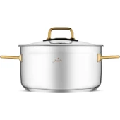 Jumbo Modena 8 Parça Titanyum Gold Tencere Seti thumbnail 4