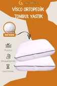 Visco Yastık Ortopedik Elyaf Dolgulu Klimalı Tombul Yastık thumbnail 2
