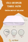 Visco Yastık Ortopedik Elyaf Dolgulu Klimalı Tombul Yastık thumbnail 3