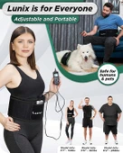 Lunix LX16 Kırmızı Işık Terapi Kemeri Dolasimi Artırın, Kasları Rahatlatın - Siyah thumbnail 3