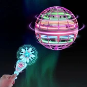 Tikduck Uçan Küre Topu ve Sihirli Değnek - Pembe thumbnail 1