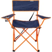 Uniqamping  Eco Ergonomik Katlanır Kamp Sandalyesi Lacivert-Turuncu thumbnail 1