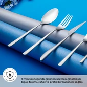 Emsan Bello 30 Parça 6 Kişilik Çatal Kaşık Bıçak Takımı thumbnail 2