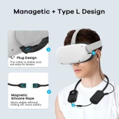 AMVR 8000mAh Pil Paketi Quest 2/Quest Pro/Meta ile Uyumlu thumbnail 3