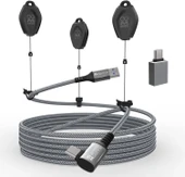 AMVR 6 Metre Bağlantı Kablosu ve 3 Kablo Yönetim Seti thumbnail 1