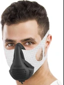 Aduro Sport Yüksek İrtifa Eğitim Maskesi - Koşu Nefes Egzersizi - Beyaz thumbnail 1