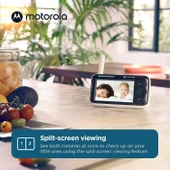 Motorola PIP1610 HD - 5 Inc Motorlu Video Bebek Monitörü, 2 Kamera thumbnail 2
