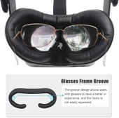 AMVR Yüz Arayüzü Braketi ve PU Deri Köpük Yüz Kapatma Pedi thumbnail 3