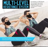 TRAININGMASK Yükseklik Eğitim Maskesi 2.0 - Fitness, Antreman - Siyah thumbnail 3