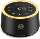 Dreamegg D1 Ses Makinesi - Bebekler için Gece Işıklı - Siyah thumbnail 1