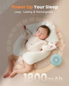 Dreamegg Beyaz Gürültü Makinesi - 21 Rahatlatıcı Ses - Nane Yeşili thumbnail 3