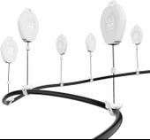 AMVR VR Kablo Yönetim Sistemi, 6 Paket Tavan Makarası Sistemi - Beyaz thumbnail 1