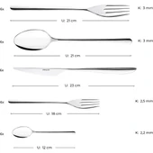 Emsan Bello 30 Parça 6 Kişilik Çatal Kaşık Bıçak Takımı thumbnail 5