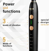 Wagner Stern WHITEN+ Sürümü. Akıllı Elektrikli Diş Fırçası - Siyah thumbnail 4