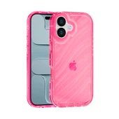 iPhone 16 Plus Uyumlu Telefon Kılıfı Kamera Çıkıntılı Kabartmalı Parlak Desenli Darbe Emici Silikon Kılıf thumbnail 6