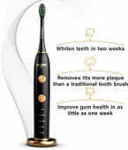 Wagner Stern WHITEN+ Sürümü. Akıllı Elektrikli Diş Fırçası - Siyah thumbnail 3