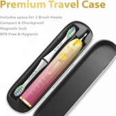 Wagner Stern Basınç Sensörlü Ultrasonik Beyazlatıcı Diş Fırçası - Pembe-Sarı thumbnail 4