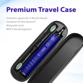 Wagner Stern Basınç Sensörlü Ultrasonik Beyazlatıcı Diş Fırçası - Mor thumbnail 4