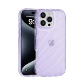 iPhone 16 Pro Uyumlu Telefon Kılıfı Kamera Çıkıntılı Kabartmalı Parlak Desenli Darbe Emici Silikon Kılıf thumbnail 4