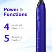 Wagner Stern Basınç Sensörlü Ultrasonik Beyazlatıcı Diş Fırçası - Mor thumbnail 3