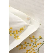 Karaca Home Loretta Çift Kişilik %100 Pamuk Beyaz Çiçek Desenli 4 Parça Pike Takımı 200x220 cm thumbnail 11