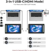 XP-Pen Artist 12 2.Gen, Grafik Çizim Tableti - 12 Inc - Yeşil thumbnail 3