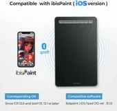 XP-Pen Deco MW Bluetooth Kablosuz Grafik Çizim Tableti 8x5 - Siyah thumbnail 3