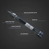 Wagner Stern Ultrasonik Beyazlatma 8 Fırça Başlıklı Diş Fırçası - Siyah thumbnail 2