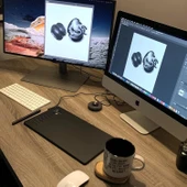 VEIKK A15 10x6 Inc Çizim Tableti, 12 Kısayol Tuşlu - Gri thumbnail 3