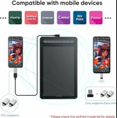 XP-Pen Deco MW Bluetooth Kablosuz Grafik Çizim Tableti 8x5 - Siyah thumbnail 2