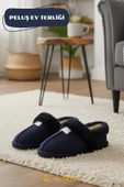 Kadın Ev Terliği İçi Tüylü Kışlık Kaymaz Taban Peluş Panduf thumbnail 6