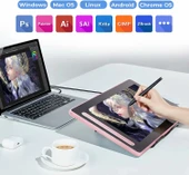 XP-Pen Artist16 Bilgisayar Grafik Tableti 15.4 Inc - Pembe thumbnail 4