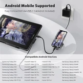 XP-Pen Artist16 Bilgisayar Grafik Tableti 15.4 Inc - Siyah thumbnail 3