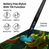 HUION KAMVAS Pro 12 GT-116 Grafik Çizim Monitörlü Çizim Tableti thumbnail 2