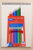Faber-Castell  12'li Jumbo Üçgen Boya Kalemi thumbnail 3