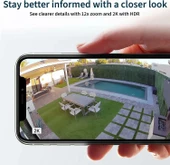 Arlo Pro 3 Floodlight Kamera - Kablosuz Güvenlik, 2K ve HDR, Beyaz thumbnail 4