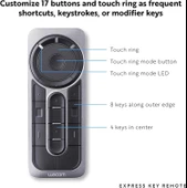 Wacom Express Anahtar Uzaktan Kumandası Cintiq ve Intuos Pro için thumbnail 4