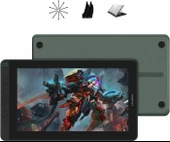 HUION KAMVAS 13 Grafik Çizim Tableti, Ayarlanabilir Stand - Yeşil thumbnail 1