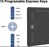 GAOMON M1230 Grafik Tablet 12 Inc Çizim Pedi thumbnail 2