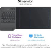 HUION Inspiroy Keydial KD200 Bluetooth Kablosuz Grafik Tablet thumbnail 4