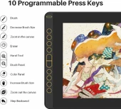 HUION KAMVAS 16 Grafik Çizim Tableti 15 Inc Ekranlı thumbnail 2