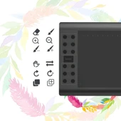 GAOMON M106K PRO 10 x 6.25 Grafik Çizim Tableti thumbnail 3