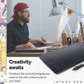 Wacom Intuos Pro Küçük Bluetooth Grafik Çizim Tableti thumbnail 2