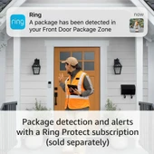 Ring Battery Doorbell Plus Baştan Sona HD+ Video, Hareket Algılama thumbnail 3