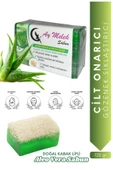 Aloe Vera Özlü Doğal Kabak Lifli Güzellik Sabunu Cilt Kırışıklık Önleyici Etkili thumbnail 1