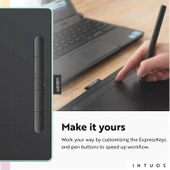 Wacom Intuos Orta Boy Bluetooth Grafik Çizim Tableti - Fıstık thumbnail 2